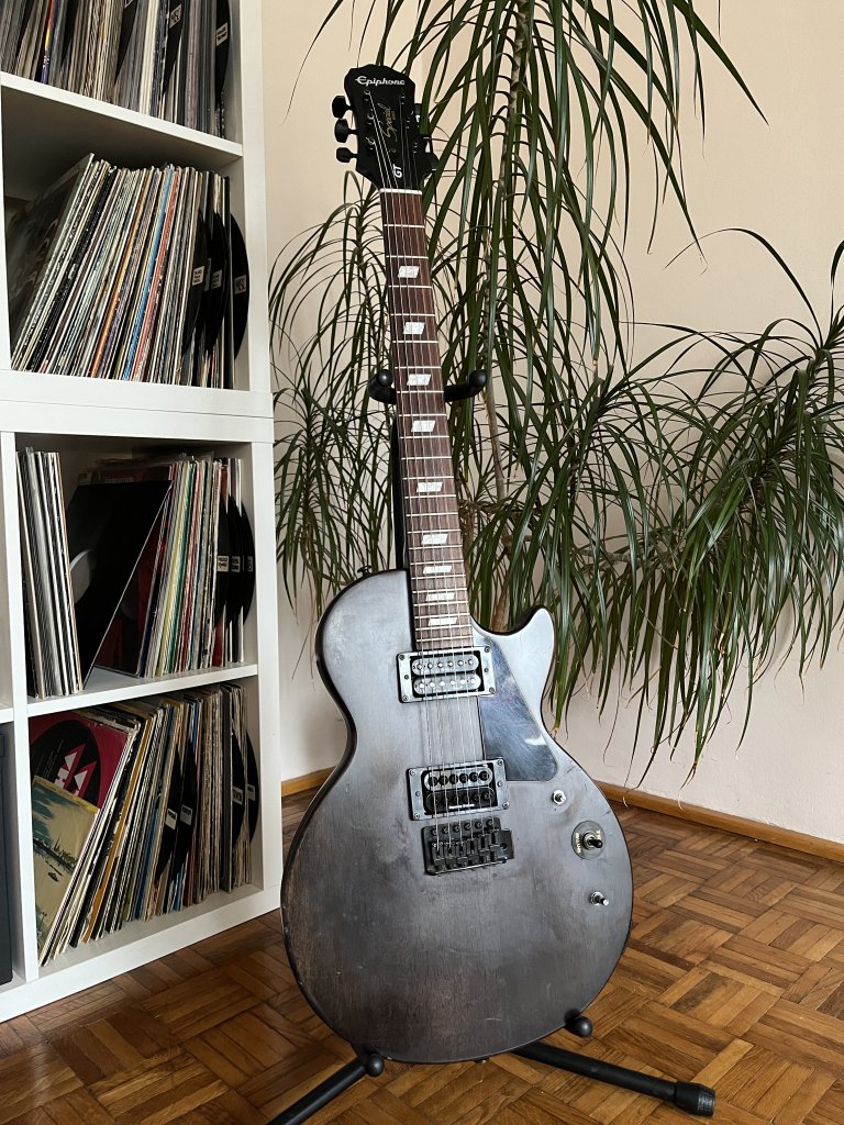 Epiphone Special GT Les Paul — schimbare doză bridge cu Seymour Duncan Invader