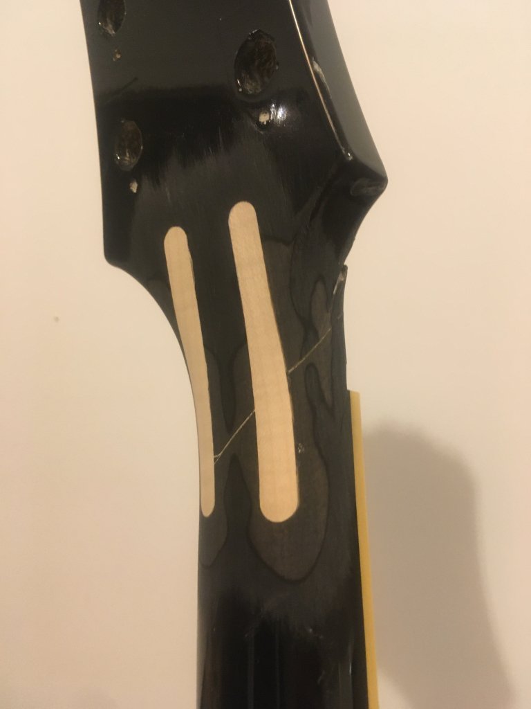 Epiphone Standard Les Paul — reparație grif rupt