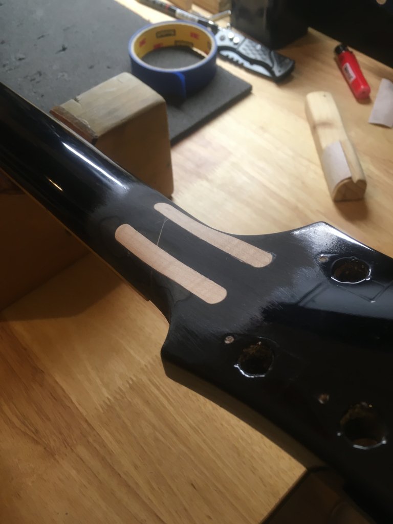 Epiphone Standard Les Paul — reparație grif rupt