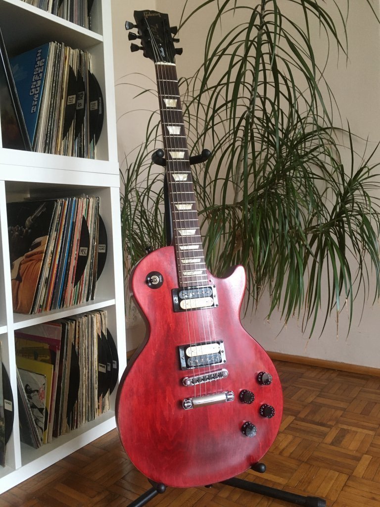 Gibson Les Paul, rectificare taste, nut personalizat din os & setup