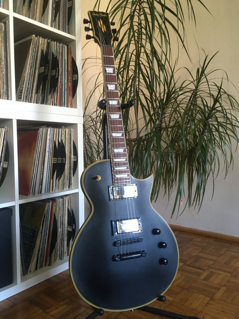 Harley Benton LP — rectificare taste, înlocuire componente și setup