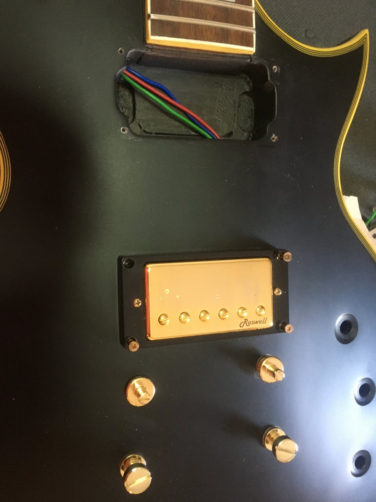 Harley Benton LP — rectificare taste, înlocuire componente și setup