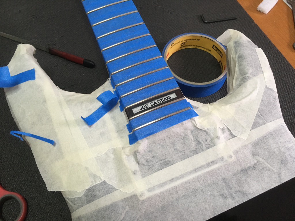 Ibanez JS100 — rectificare taste și setup