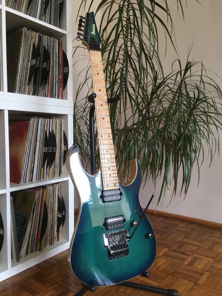 Ibanez RG Prestige fret dressing & setup