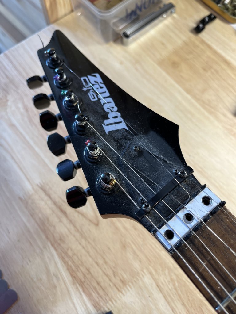 Ibanez RG — recondiționare tastieră, rectificare taste & setup