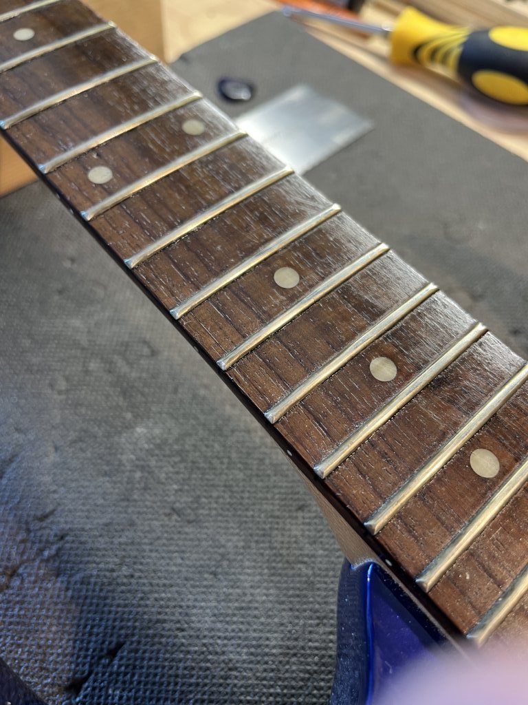 Ibanez RG — recondiționare tastieră, rectificare taste & setup