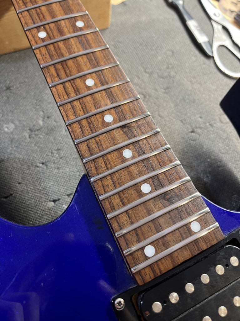 Ibanez RG — recondiționare tastieră, rectificare taste & setup