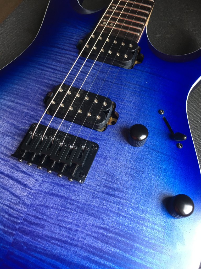 Ibanez RGA — instalare doză activă Fishman Fluence