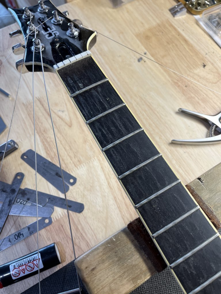 PRS Zach Myers — rectificare taste & setup