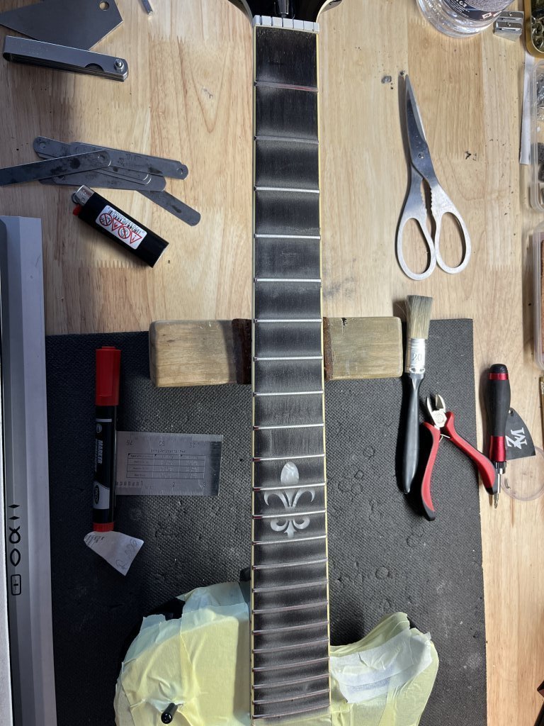 PRS Zach Myers — rectificare taste & setup