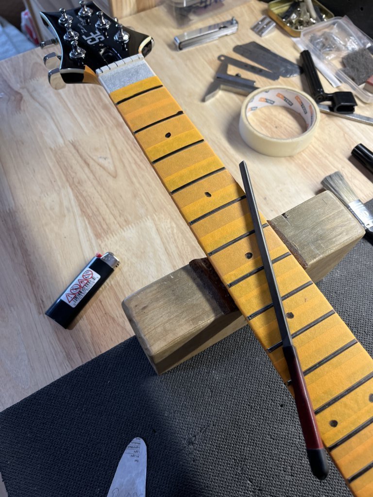 PRS Zach Myers — rectificare taste & setup