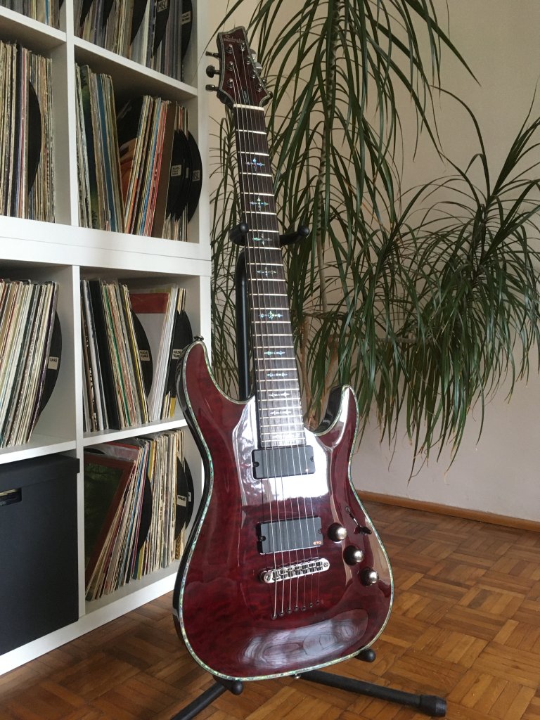 Schecter C-7 Hellraiser — rectificare taste, prăguș os & setup